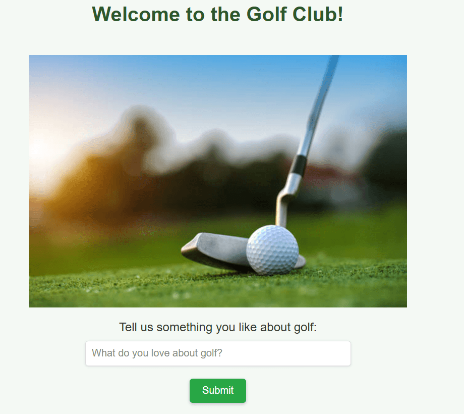 SSTI Golf