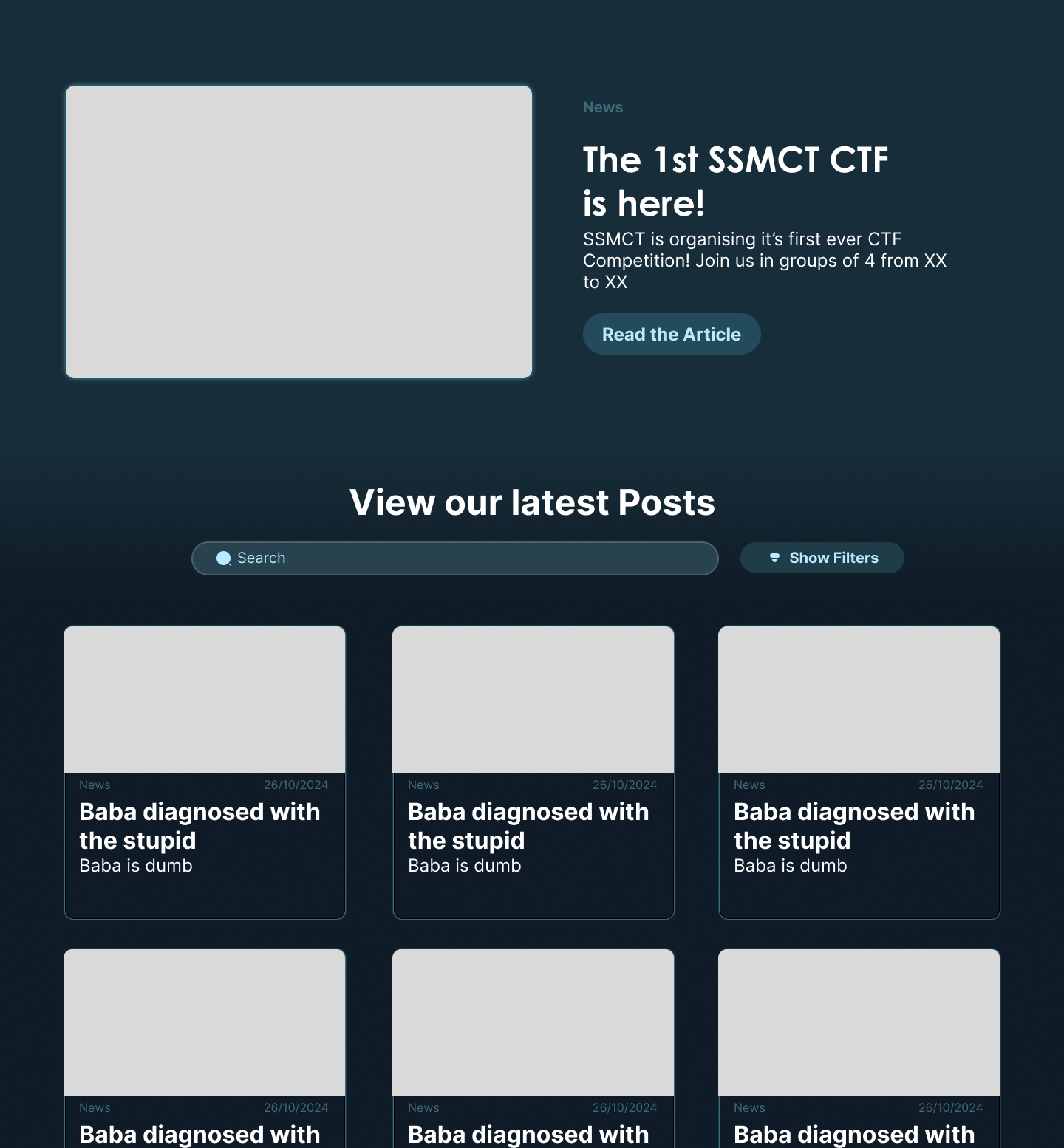 Blog Page