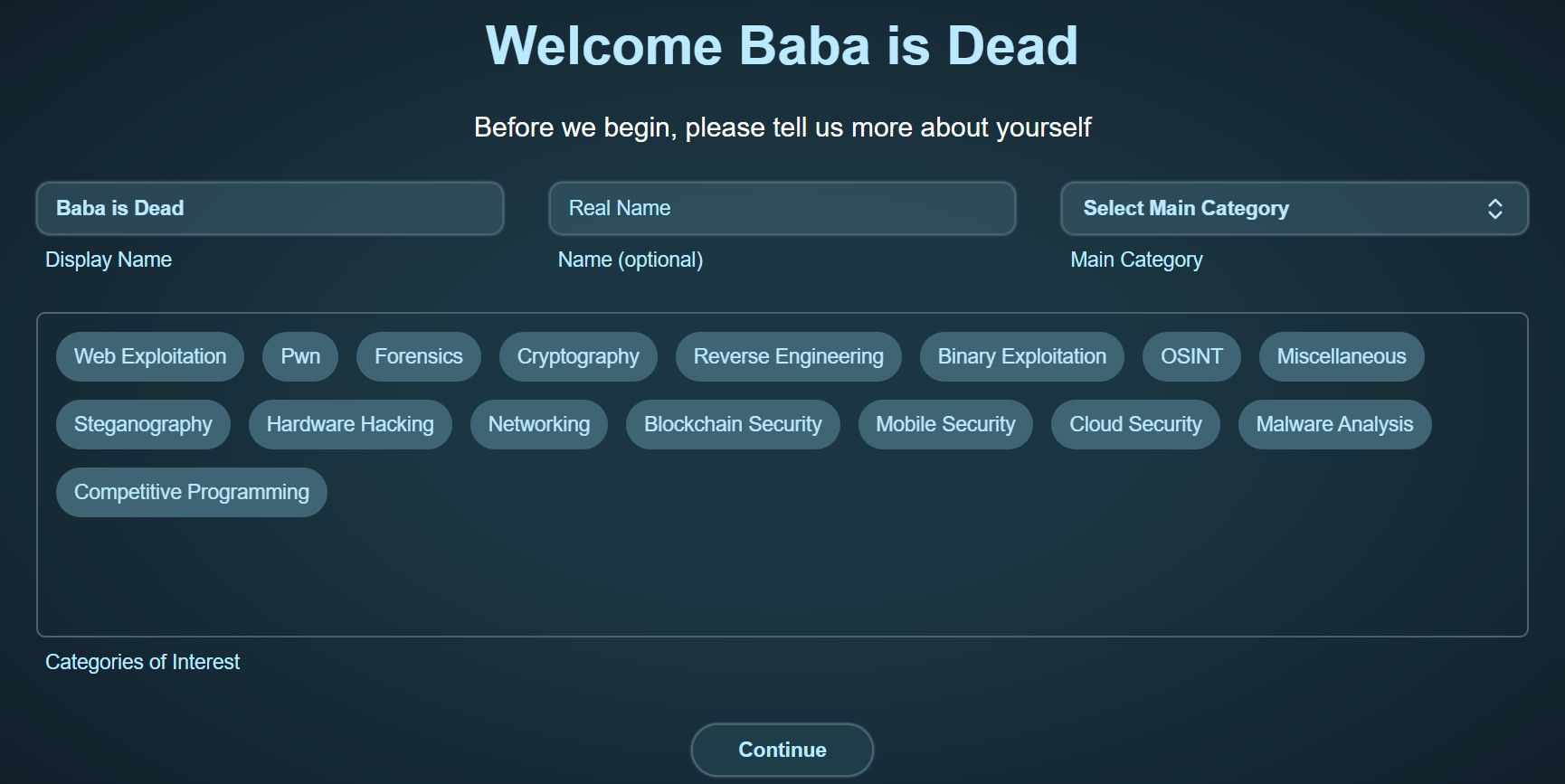 New User